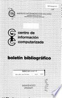 Boletín bibliográfico