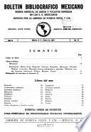 Boletín bibliográfico mexicano