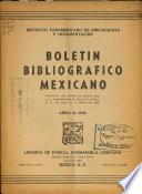 Boletín bibliográfico mexicano