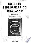 Boletín bibliográfico mexicano
