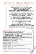 Boletín bibliográfico mexicano