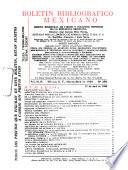 Boletín bibliográfico mexicano