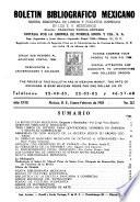 Boletín bibliográfico mexicano