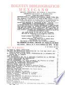 Boletín bibliográfico mexicano
