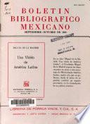 Boletín bibliográfico mexicano