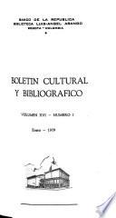 Boletín cultural y bibliográfico