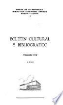 Boletín cultural y bibliográfico