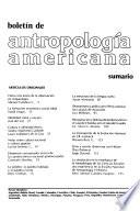 Boletín de Antropología Americana
