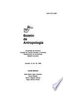 Boletín de antropología