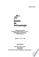 Boletín de antropología