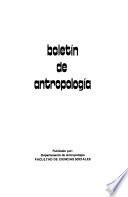 Boletín de antropología