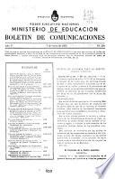 Boletín de comunicaciones