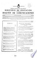 Boletín de comunicaciones