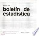Boletín de estadística