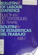 Boletín de Estadísticas Del Trabajo
