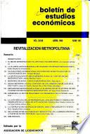 Boletín de estudios economicos