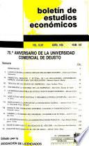Boletín de estudios economicos