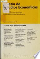 Boletín de estudios economicos