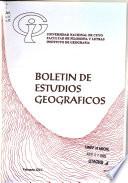 Boletín de estudios geográficos
