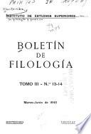 Boletín de filología