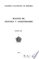 Boletín de historia y antigüedades