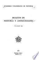 Boletín de historia y antigüedades