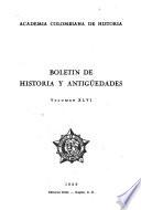 Boletín de historia y antigüedades