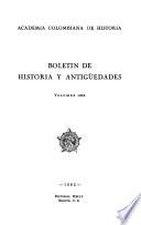 Boletín de historia y antigüedades