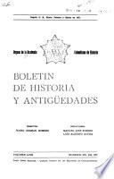 Boletín de historia y antigüedades