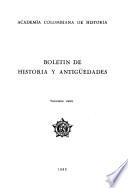 Boletín de historia y antigüedades