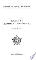Boletín de historia y antigüedades