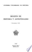 Boletín de historia y antigüedades