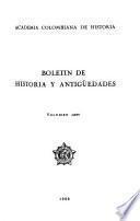 Boletín de historia y antigüedades