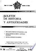Boletín de historia y antigüedades