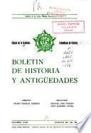 Boletín de historia y antigüedades