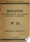 Boletín de informaciones y de estudios sociales y económicos