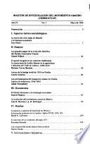 Boletín de investigación del movimiento obrero