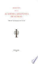 Boletín de la Academia Argentina de Letras