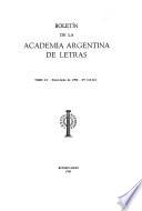 Boletín de la Academia Argentina de Letras