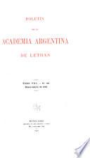 Boletín de la Academia Argentina de Letras