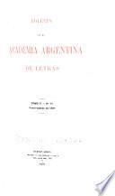 Boletín de la Academia Argentina de Letras