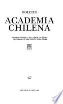 Boletín de la Academia Chilena correspondiente de la Real Academia Española