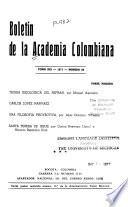 Boletín de la Academia Colombiana