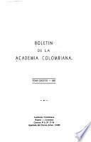 Boletín de la Academia Colombiana