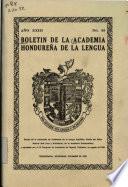 Bolétin de la Academia Hondureña