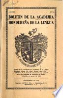 Bolétin de la Academia Hondureña