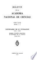 Boletin de la Academia Nacional de Ciencias