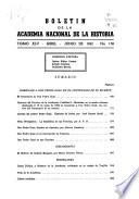 Boletín de la Academia Nacional de la Historia