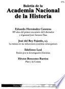 Boletín de la Academia Nacional de la Historia