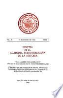 Boletín de la Academia Puertorriqueña de la Historia